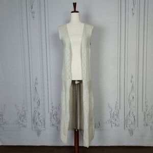Venue Maxi Duster Sweater Vest Long